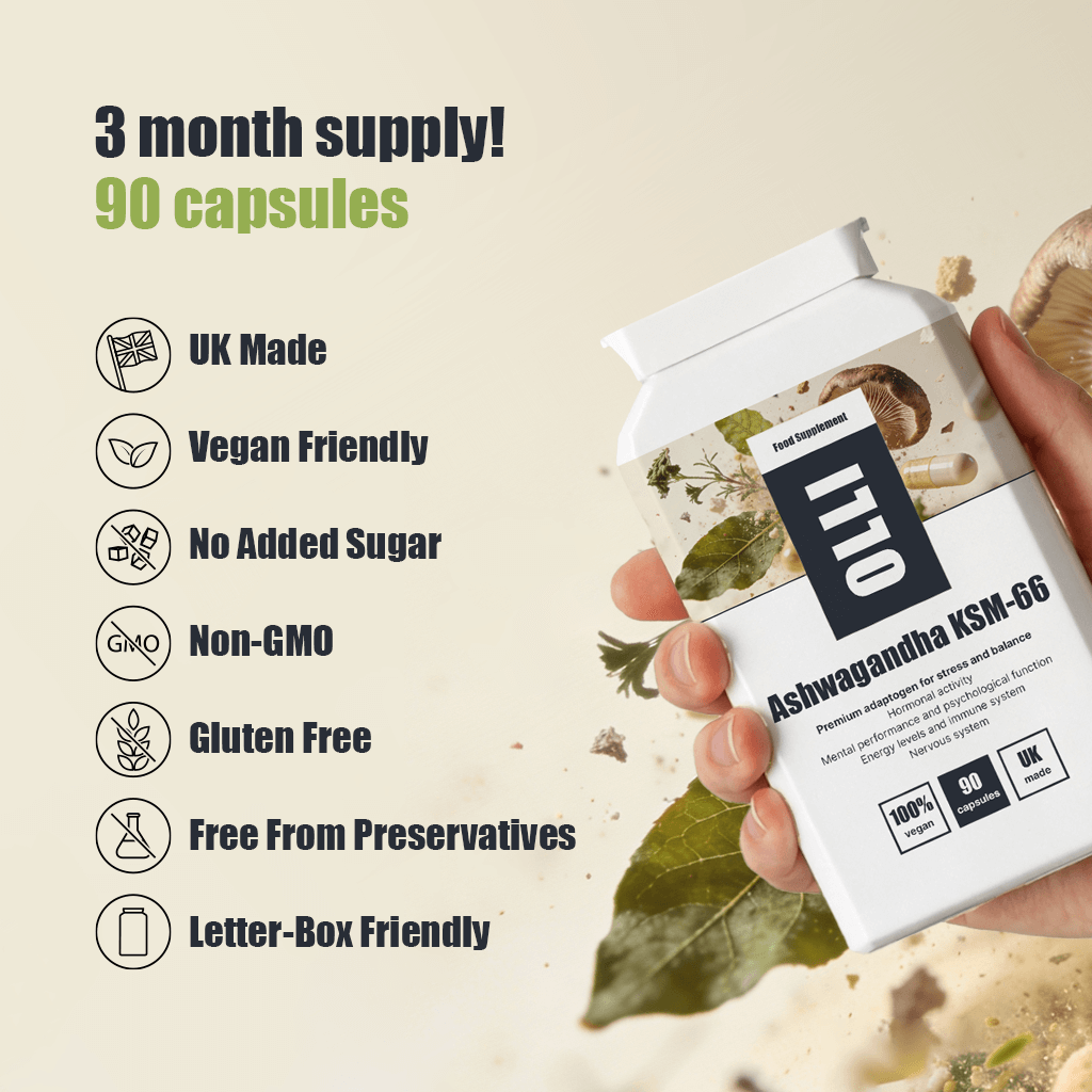 OLLI Asthagandha KSM-66 supplement with no added ingredients